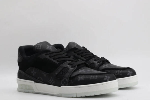 Louis Vuitton Trainer Black Monogram - Image 2