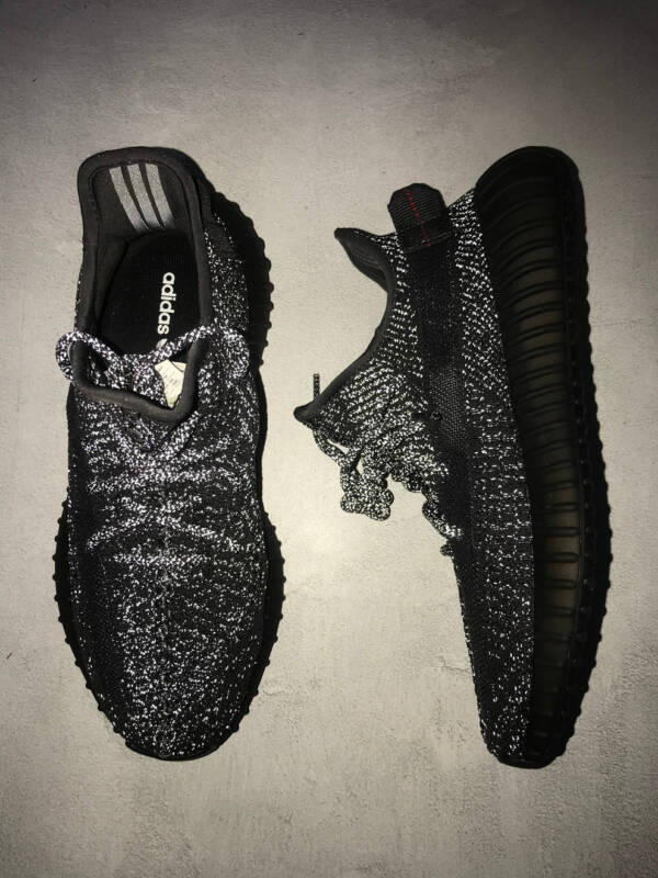 Adidas Yeezy Boost 350 V2 Static Black REFLETIVO - Image 7