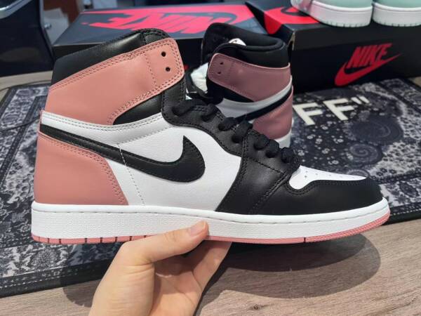 Nike Air Jordan 1 Retro High Rust Pink - Image 6
