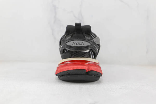 Balenciaga Track Black Grey Red - Image 4