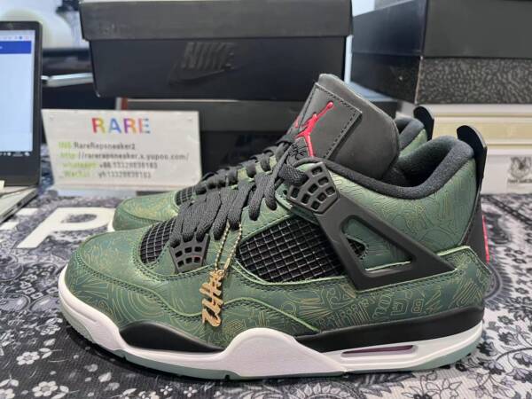 Air Jordan 4 Green Laser - Image 6