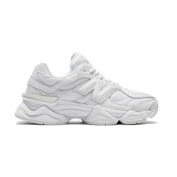 New Balance 9060 Triple White - Image 3