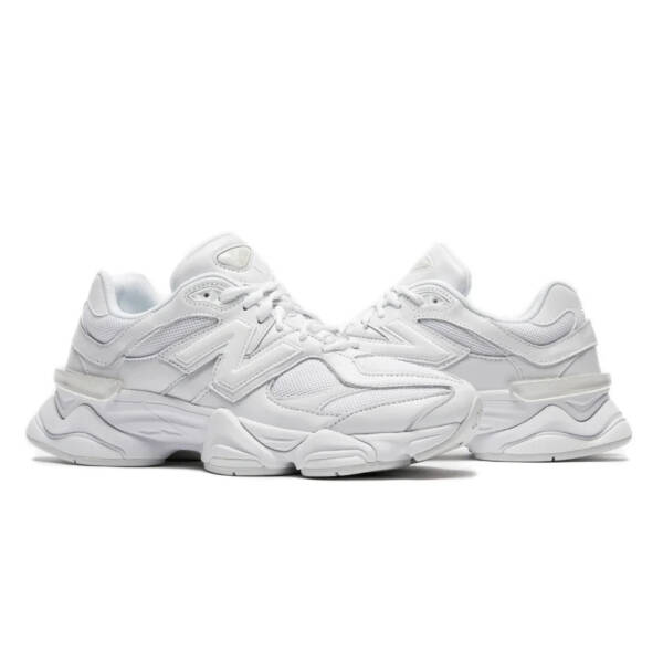 New Balance 9060 Triple White - Image 4