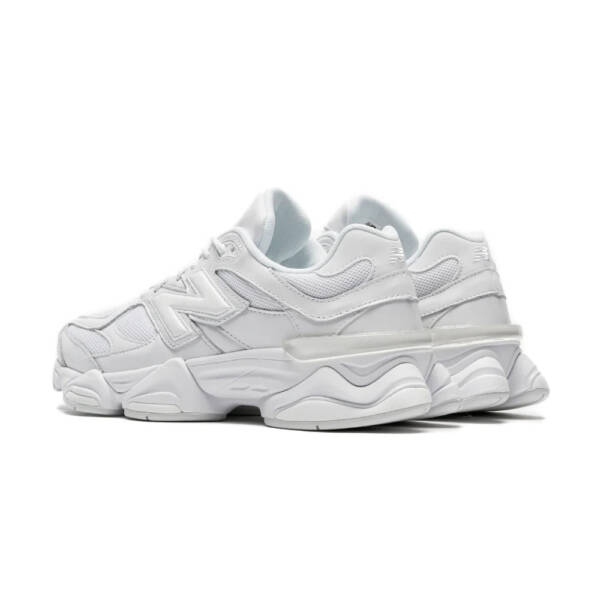 New Balance 9060 Triple White - Image 5