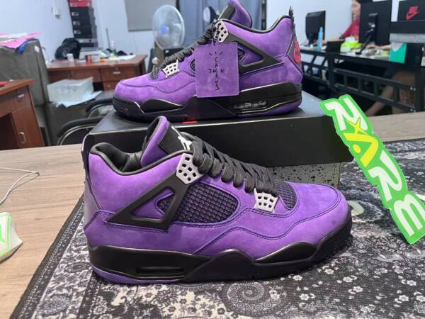 Nike Air Jordan 4 Retro "Purple" - Image 3