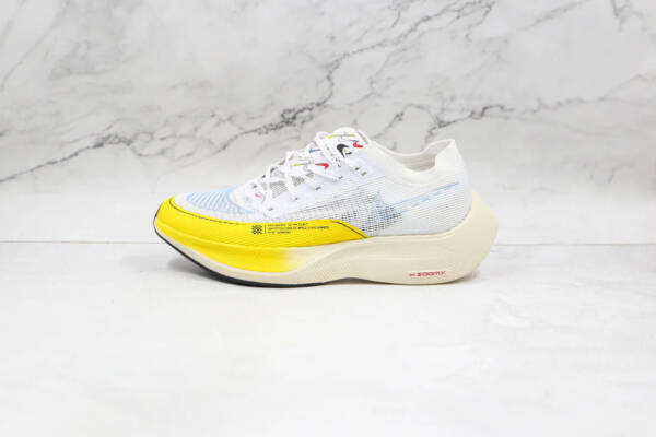 Nike ZoomX Vaporfly Next% 2 White Yellow Strike - Image 2