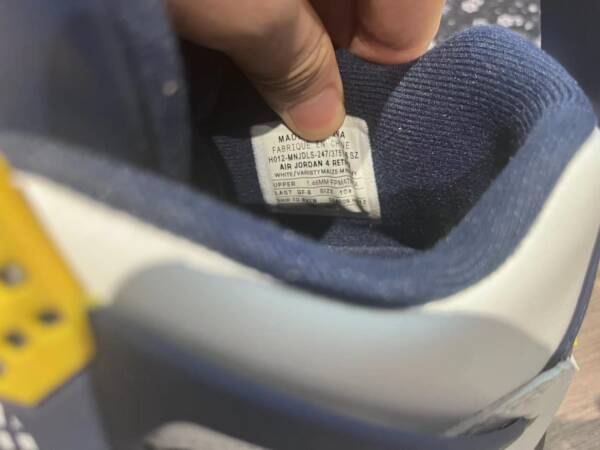 Nike Air Jordan 4 Retro Cal/Marquette - Image 7