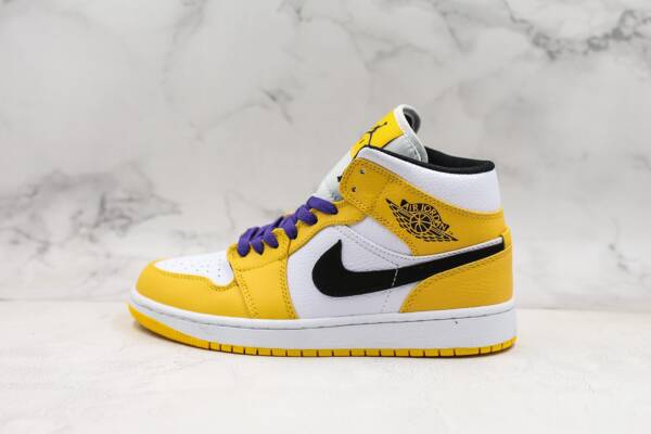 Air Jordan 1 Mid Lakers - Image 14