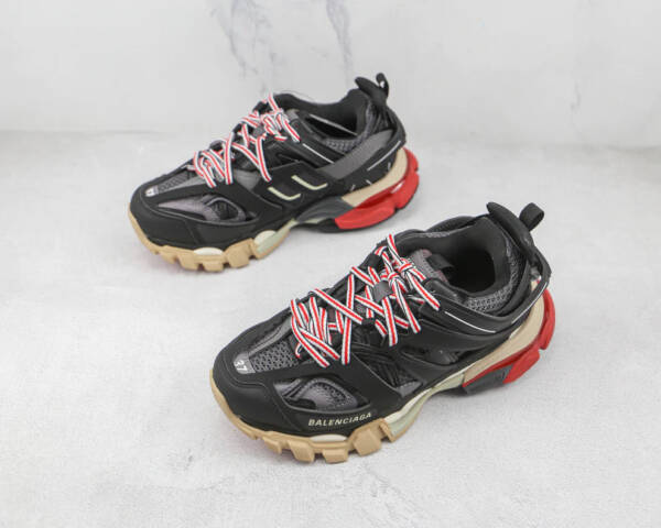 Balenciaga Track Black Grey Red - Image 6