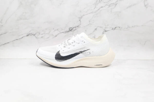 Nike ZoomX Vaporfly Next% 2 White Black - Image 2