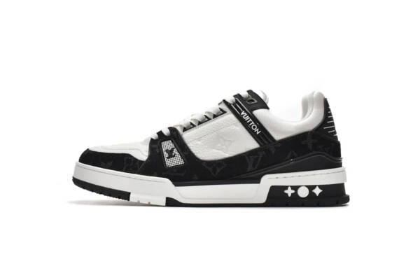 Louis Vuitton Trainer White Black - Image 2