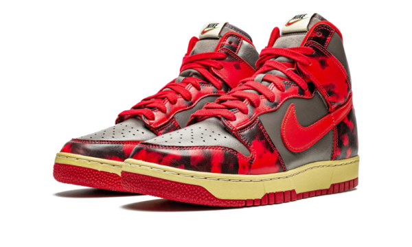 Nike Dunk High Red Acid Wash - Image 2