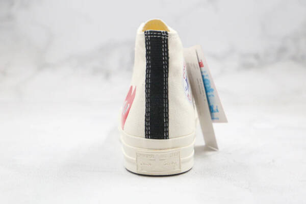 Converse Chuck Taylor All Star 70 Hi Comme des Garçons Play White - Image 6