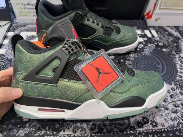 Air Jordan 4 Green Laser - Image 5