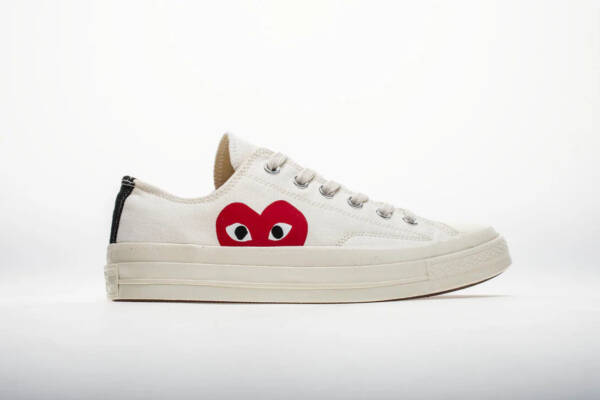 Converse Chuck Taylor All Star 70s Ox Comme des Garçons Play White - Image 2