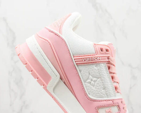 Louis Vuitton Trainer Pink Rose - Image 3