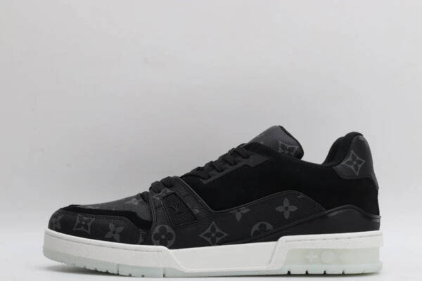 Louis Vuitton Trainer Black Monogram - Image 4