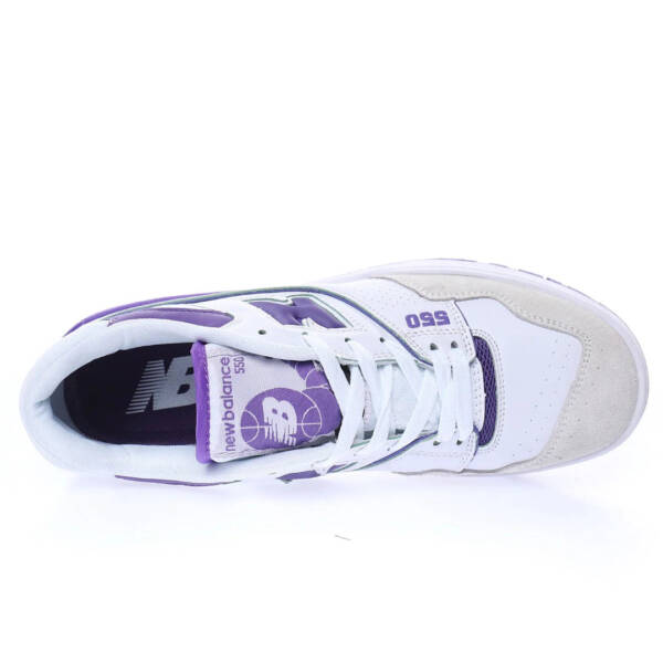 New Balance 550 Purple White - Image 3