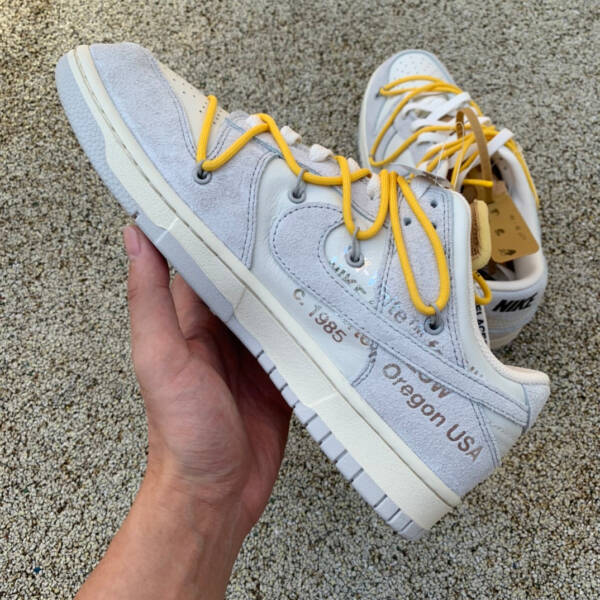 Off-White x Dunk Low light gray - Image 5