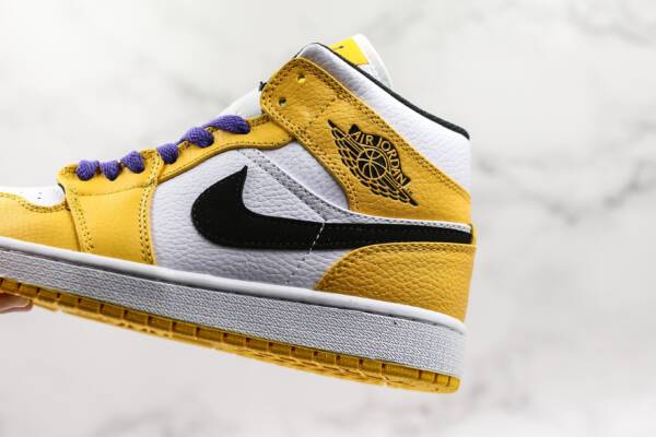 Air Jordan 1 Mid Lakers - Image 11