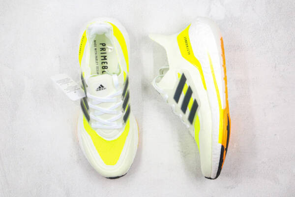 Adidas Ultraboost 21 Solar Yellow White - Image 6