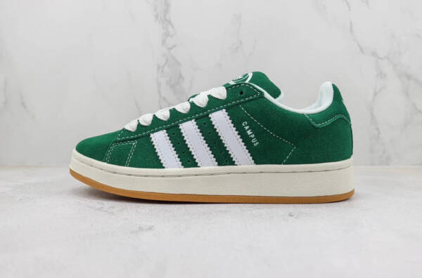 Adidas Campus 00s Dark Green Cloud White - Image 2