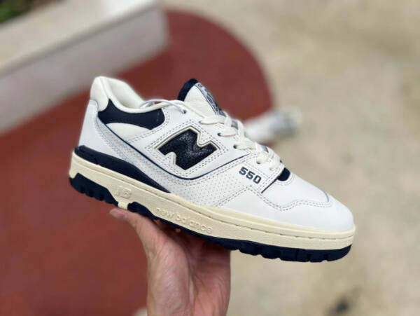 New Balance 550 White Navy - Image 2