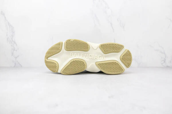 Gucci X Balenciaga The Hacker Project Triple S Beige Green Yellow - Image 5