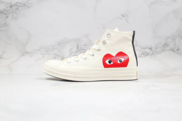 Converse Chuck Taylor All Star 70 Hi Comme des Garçons Play White - Image 2