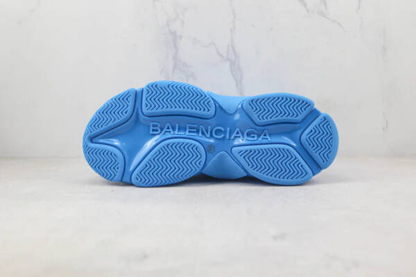 Balenciaga X Adidas Triple S Blue White - Image 6