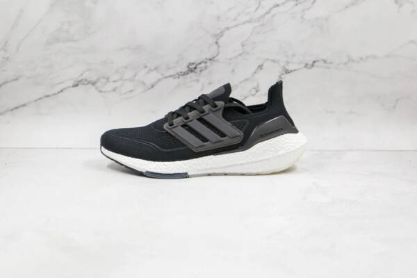 Adidas Ultraboost 21 Black White - Image 2
