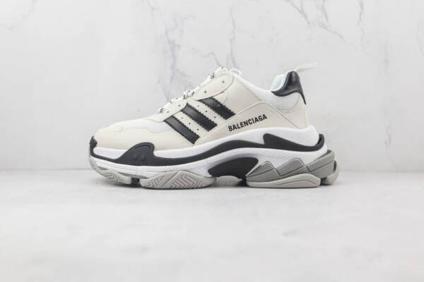 Balenciaga Adidas White Black - Image 2