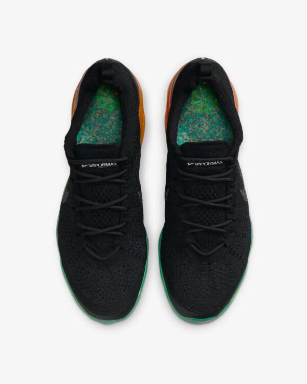Nike Air VaporMax 2023 Flyknit Black/Green Strike - Image 3