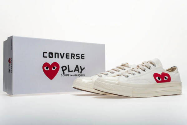Converse Chuck Taylor All Star 70s Ox Comme des Garçons Play White - Image 6