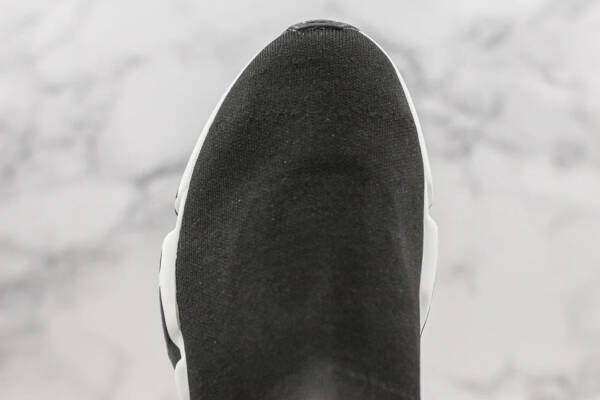 Balenciaga Speed Graffiti Trainer Black White - Image 3