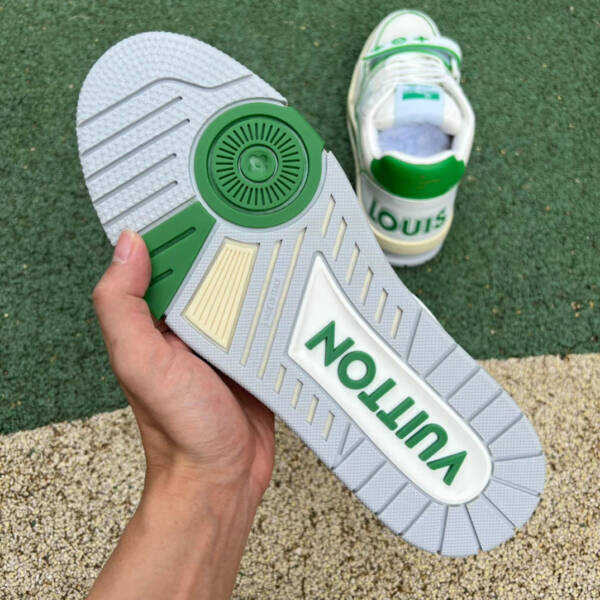 Louis Vuitton Trainer Green Mesh - Image 6