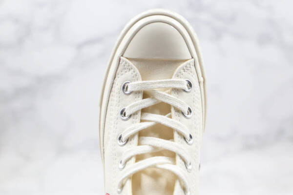 Converse Chuck Taylor All Star 70 Hi Comme des Garçons Play White - Image 3