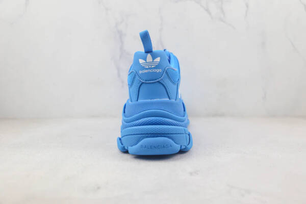 Balenciaga X Adidas Triple S Blue White - Image 5