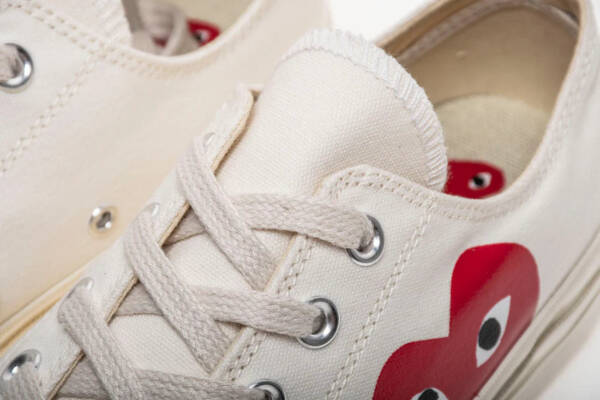 Converse Chuck Taylor All Star 70s Ox Comme des Garçons Play White - Image 3