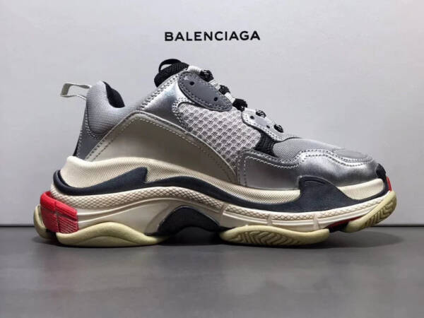 Balenciaga Triple S Silver Black 2019 - Image 3