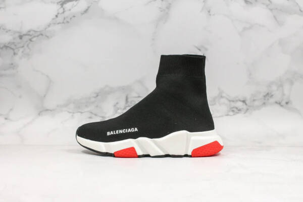 Balenciaga Speed Trainer Black Red - Image 2