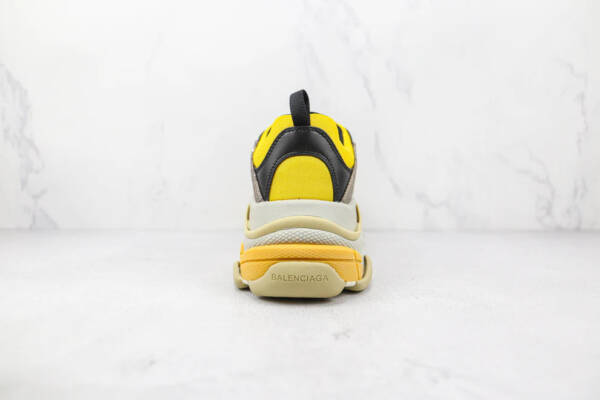 Gucci X Balenciaga The Hacker Project Triple S Beige Green Yellow - Image 4
