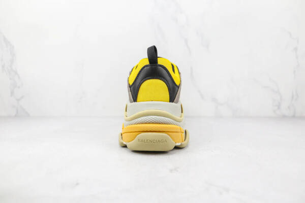 Gucci X Balenciaga The Hacker Project Triple S Beige Green Yellow - Image 4