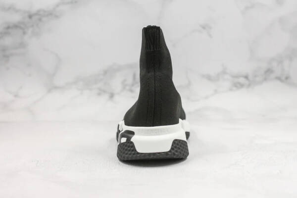 Balenciaga Speed Graffiti Trainer Black White - Image 4