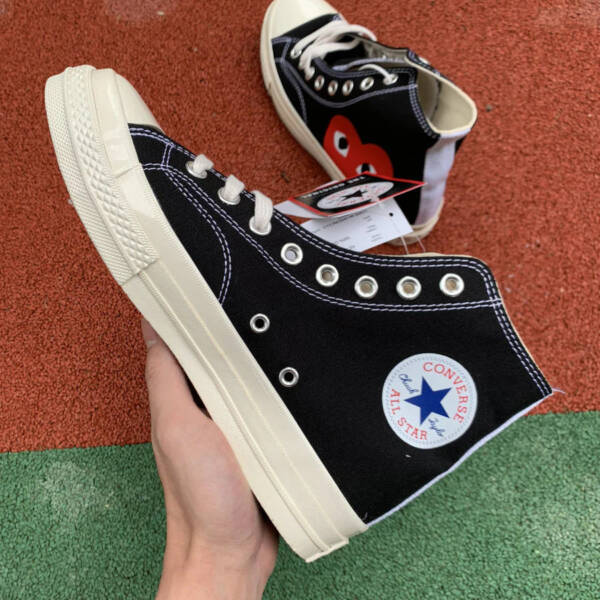 Converse Chuck Taylor All Star 70 HiComme des Garçons Play Black - Image 4