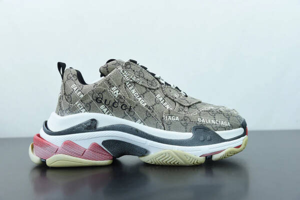 Gucci X Balenciaga The Hacker Project Triple S Beige - Image 2