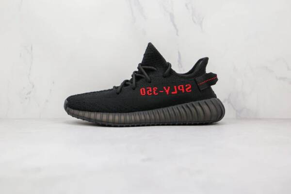 Adidas Yeezy Boost 350 V2 Black Red - Image 2