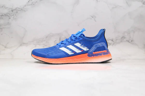 Adidas Ultraboost PB Glory Blue White Solar Red - Image 2