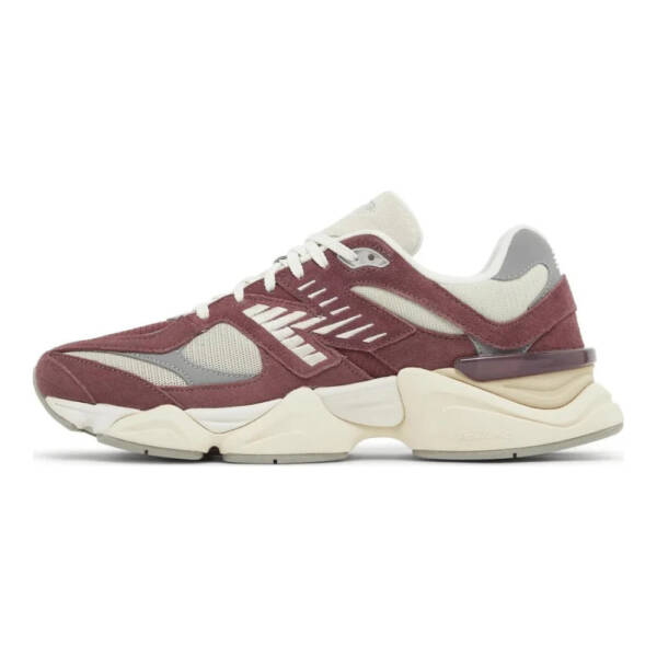 New Balance 9060 Washed Burgundy - Image 2