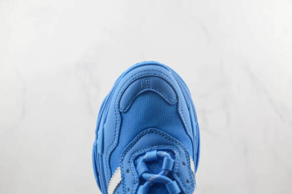 Balenciaga X Adidas Triple S Blue White - Image 3